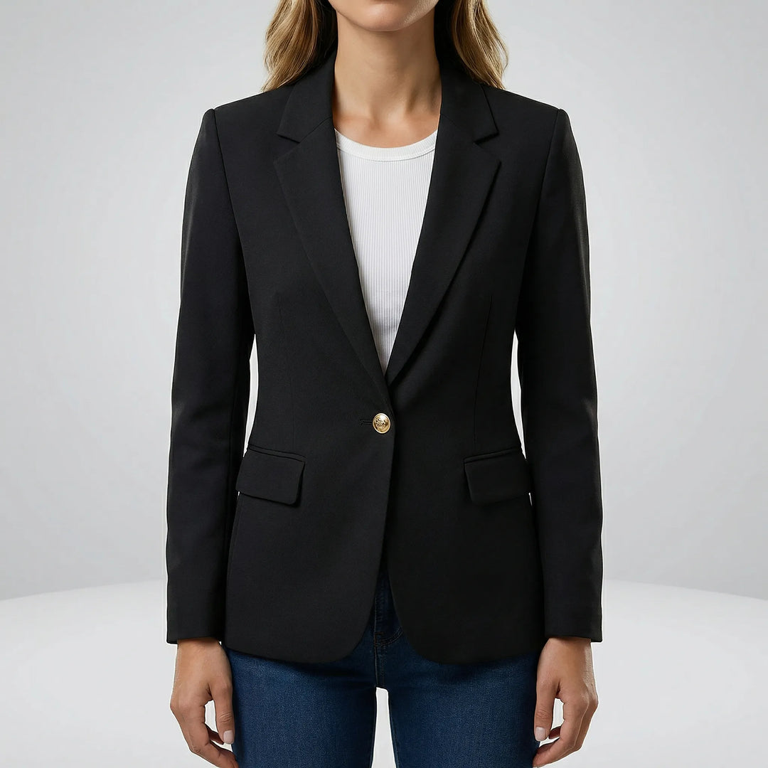 Mångsidig damkavaj Isla. En elegant figursydd blazer med stretch, idealisk för både formella event och casual look.