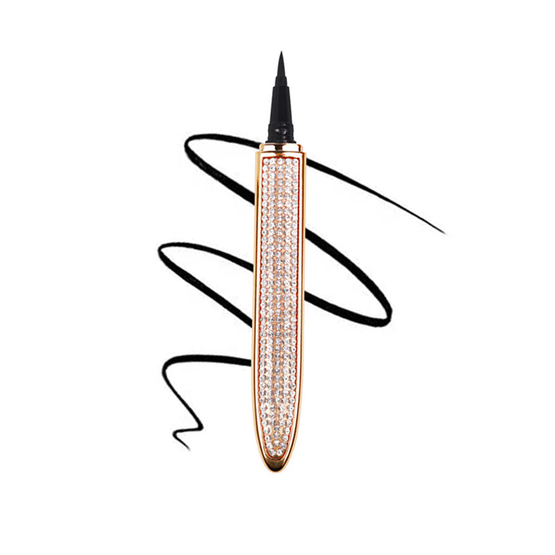 Multifärgad självhäftande eyeliner för kvinnor, enkel applicering, vattentät och kladdfri.