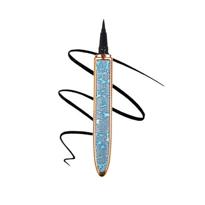 Multifärgad självhäftande eyeliner för kvinnor, enkel applicering, vattentät och kladdfri.