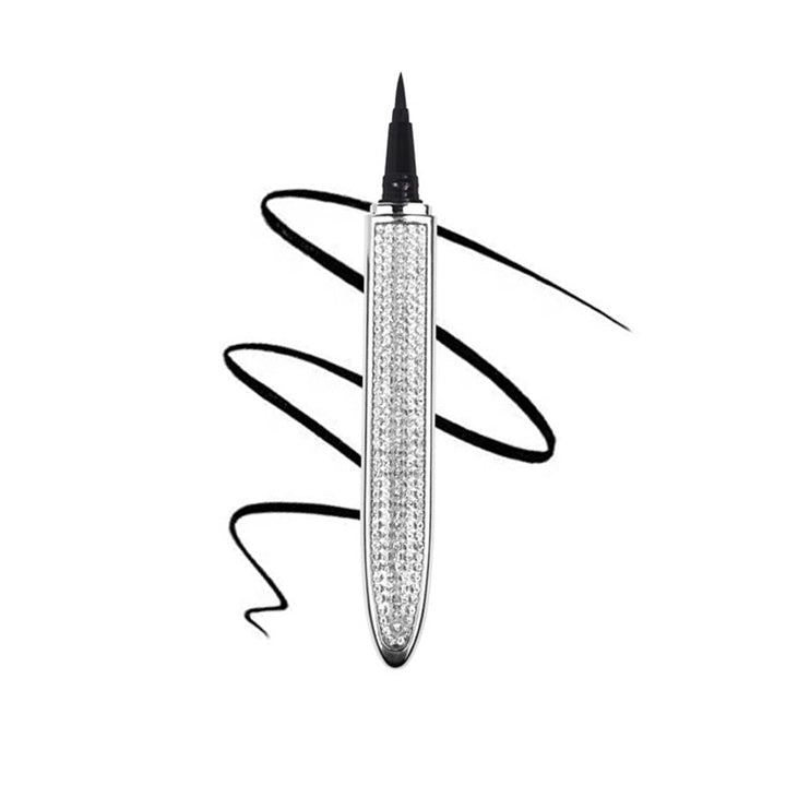 Multifärgad självhäftande eyeliner för kvinnor, enkel applicering, vattentät och kladdfri.