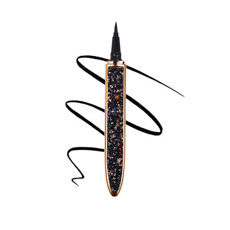 Multifärgad självhäftande eyeliner för kvinnor, enkel applicering, vattentät och kladdfri.
