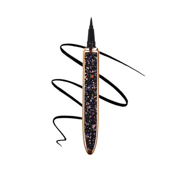 Multifärgad självhäftande eyeliner för kvinnor, enkel applicering, vattentät och kladdfri.