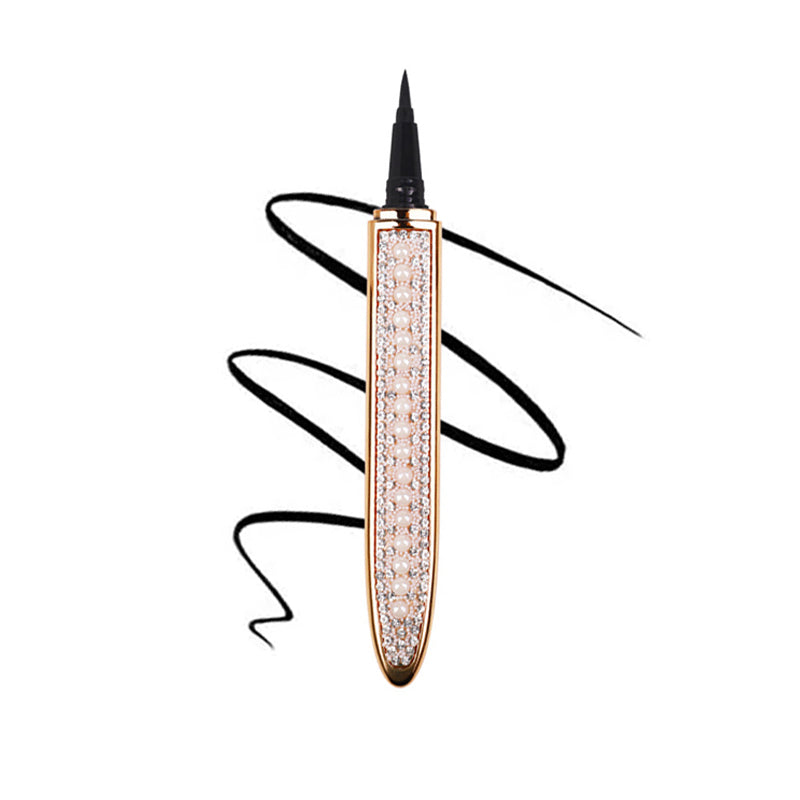 Multifärgad självhäftande eyeliner för kvinnor, enkel applicering, vattentät och kladdfri.