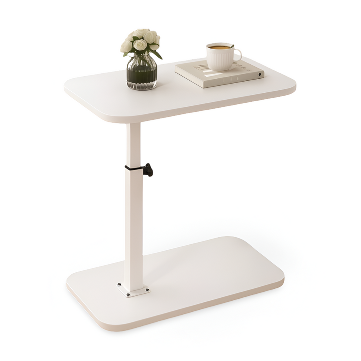 Modernt sidobord, höj- & sänkbart, med slank design som passar överallt.