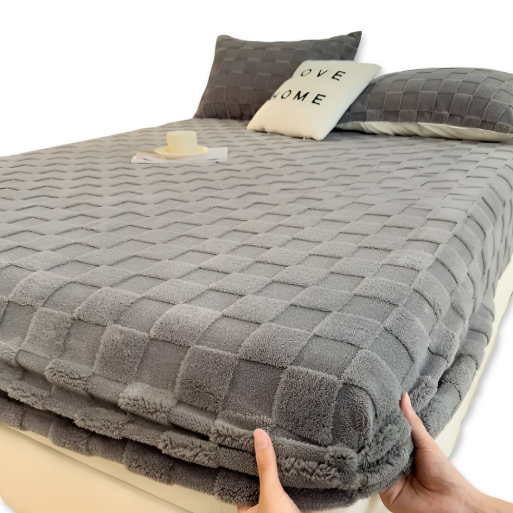 Förvandla din säng med ett fluffigt vinter spännlakan i polyester, för ultimat mjukhet.