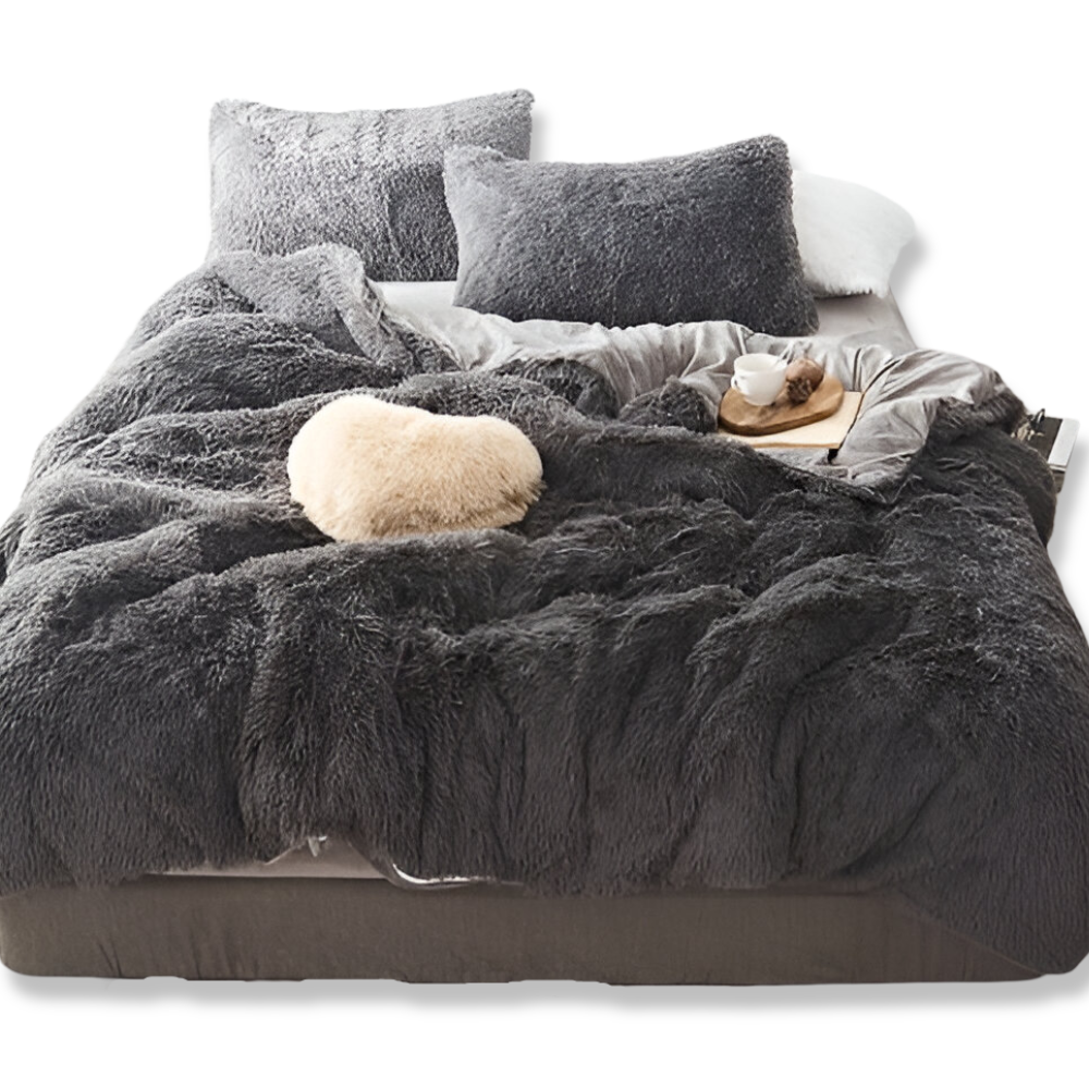 Mjukt FlufFur resårlakan som omsluter madrassen perfekt för en slät och skön bädd.