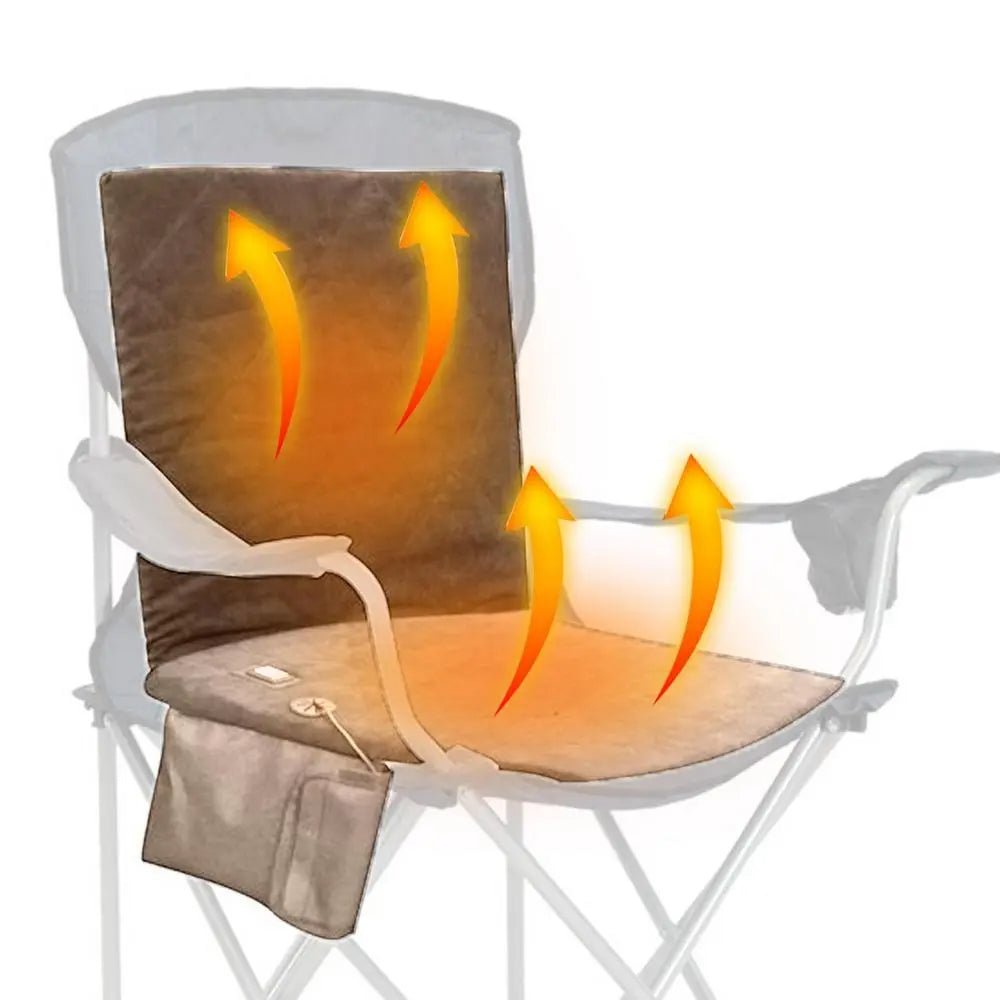 Sitsvärmare med USB-anslutning för camping och vinterutrustning