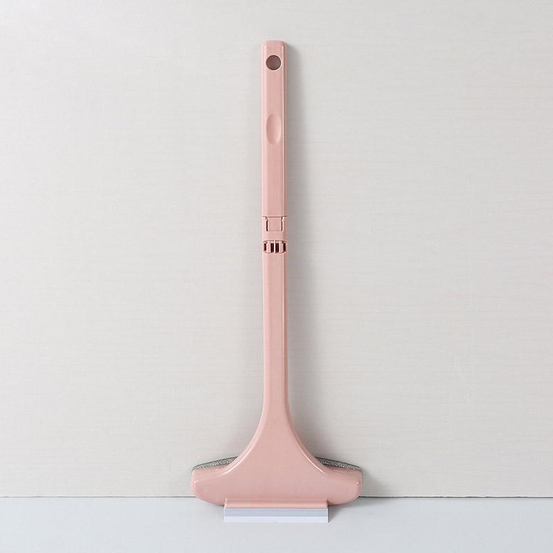 Fönsterrengöringsverktyg med avtagbart ergonomiskt PP-handtag för effektiv rengöring, rosa eller blått, 30x20 cm.