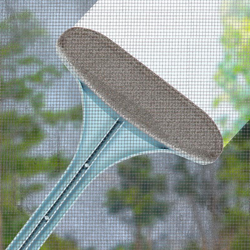 Fönsterrengöringsverktyg med avtagbart ergonomiskt PP-handtag för effektiv rengöring, rosa eller blått, 30x20 cm.