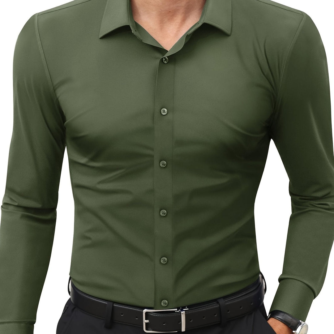 Mönstrad slimfit skjorta i herrmodell för moderna outfits