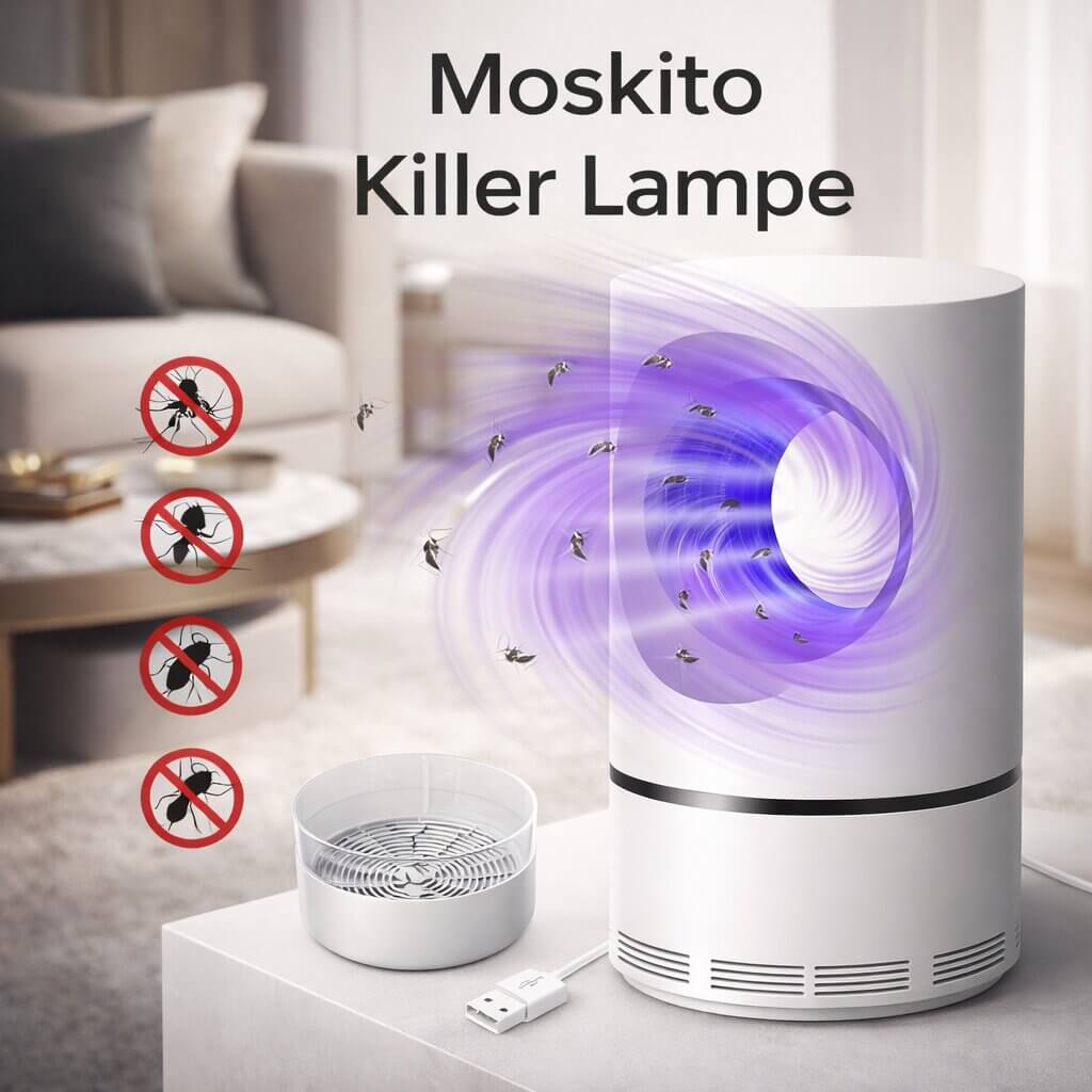 Elektrisk insektsfälla med UV-lampa för effektiv skadedjursbekämpning inomhus