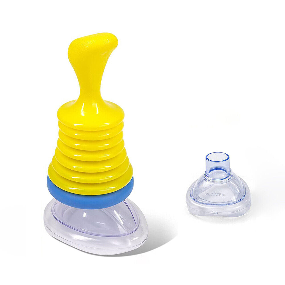LifeSaver anti-kvävningsenhet med tillhörande ansiktsmask