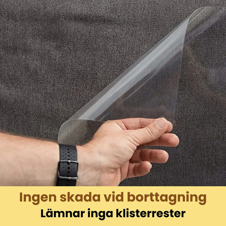 Heminredning med katt? Använd detta klösskydd i vinyl för att skydda dina möbler stilrent.