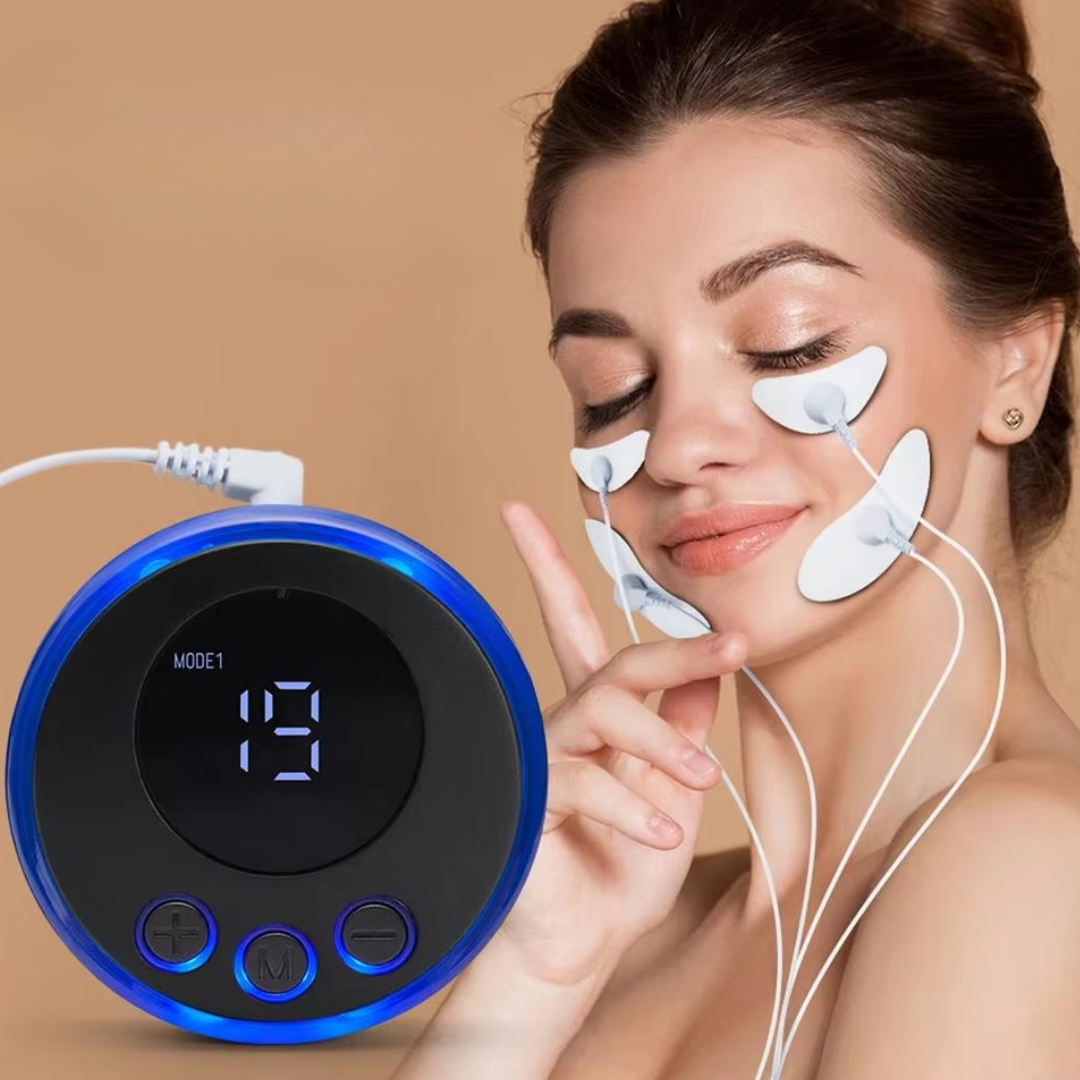 GlowSense uppladdningsbar ansiktsmassager för avkopplande hudvård hemma. Främjar lyster & vitalitet, anti-åldrande.
