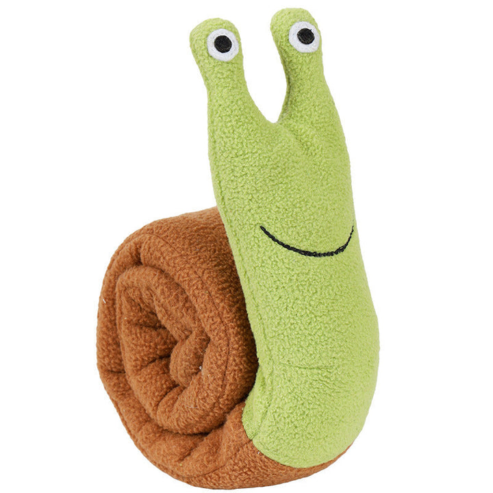 Detaljbild på snigel snuffelmatta. En rolig hundleksak och hundtillbehör för mentalt utmanande lek.