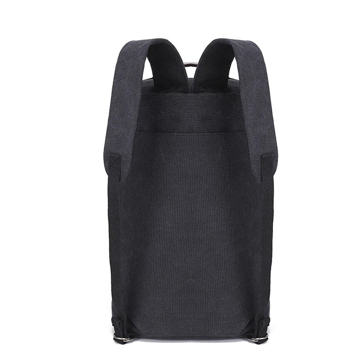 Hållbar unisex canvasryggsäck. Stor kapacitet, perfekt som reseryggsäck för långa äventyr.