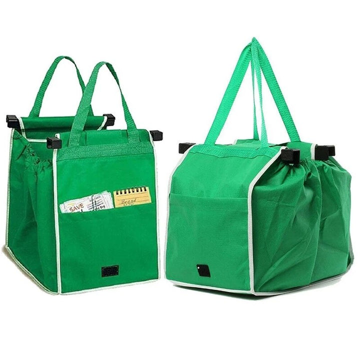 Mångsidig återanvändbar matkasse och förvaringsväska. Robust non-woven material gör den till ett hållbart val.