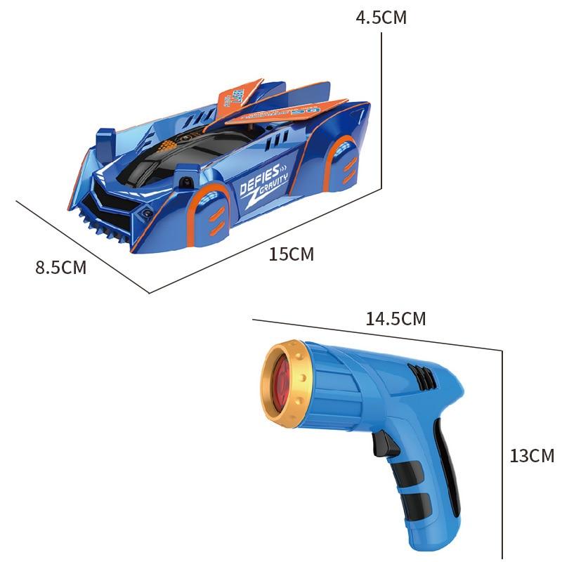 Närbild på den populära laserbilen som utmanar tyngdkraften inomhus