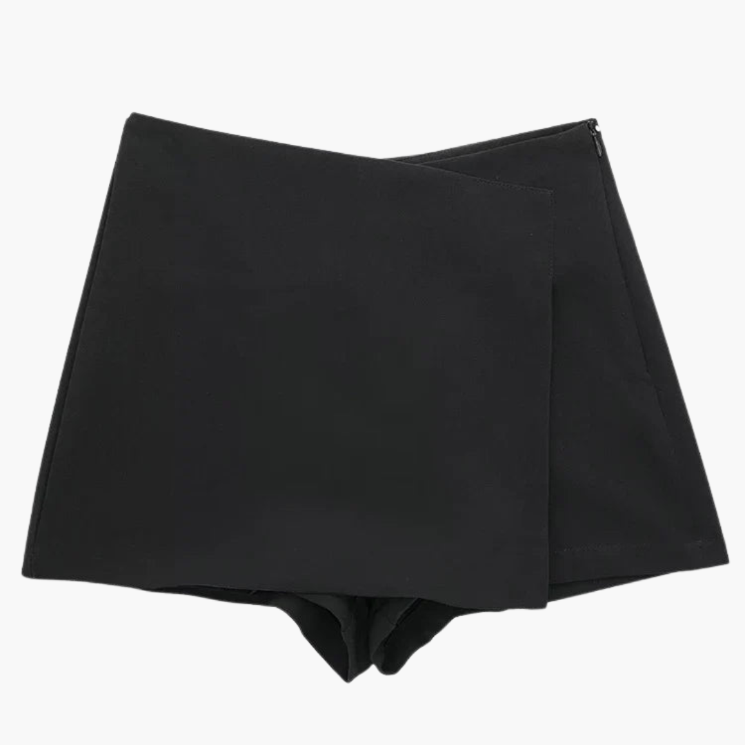 Mångsidig omlott minikjol-skort för kvinnor, perfekt för både avslappnade och finare tillfällen.
