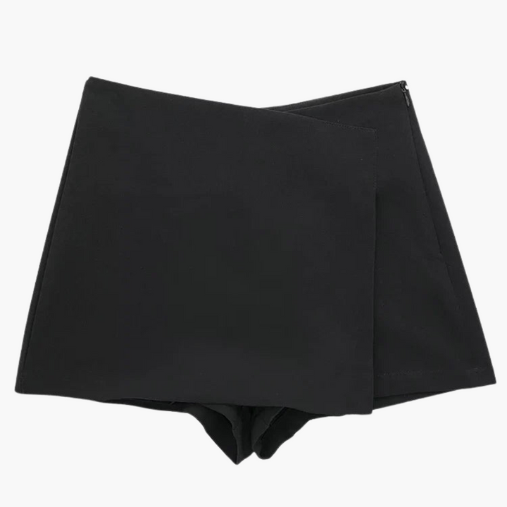 Mångsidig omlott minikjol-skort för kvinnor, perfekt för både avslappnade och finare tillfällen.