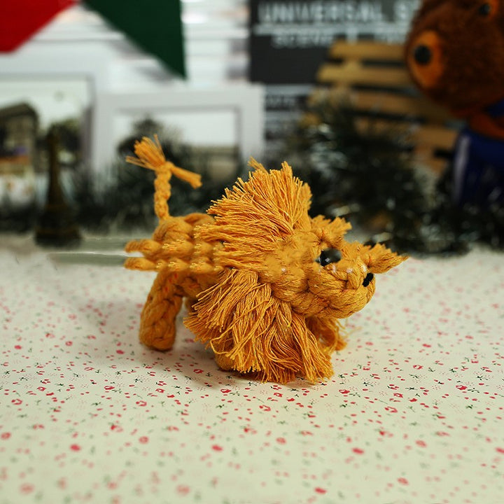 Stark knuten hundleksak för dragkamp & tugg, resistent mot slitage och intensiva sessioner.