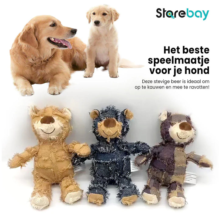 Utmanande hundleksak som tillfredsställer tuggbehovet hos din hund, perfekt för aktiva stunder.