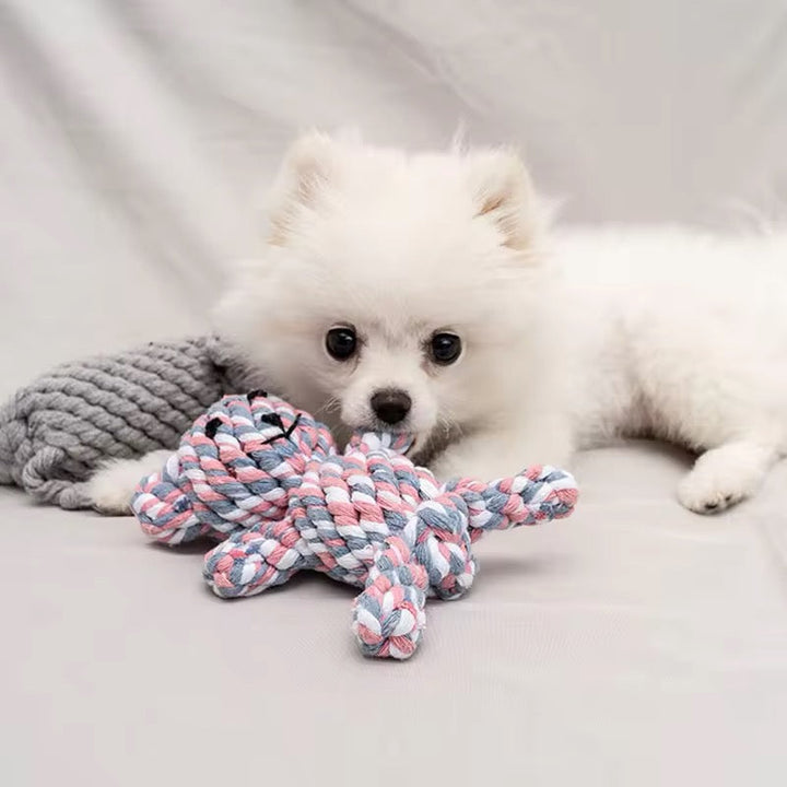 Hållbart hundkramdjur i mjukt tyg. Perfekt för lek och trygghet för din hund.