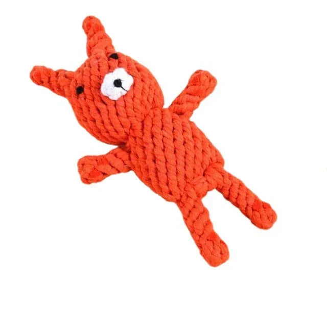 Hållbar hundleksak, mjukt kramdjur för mys och lek, tvättbar och säker.