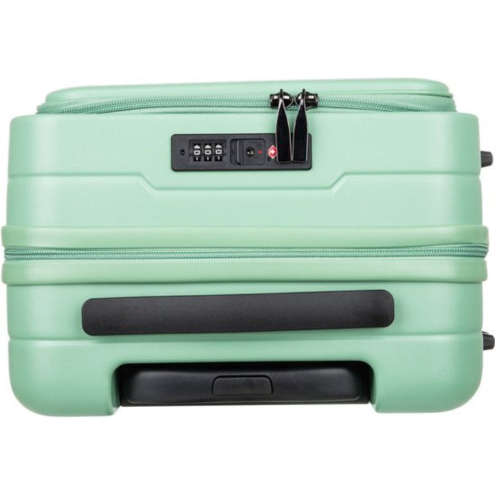 Robust svart hårdresväska med laptopfack och TSA-lås. Optimal för skyddad transport av elektronik.