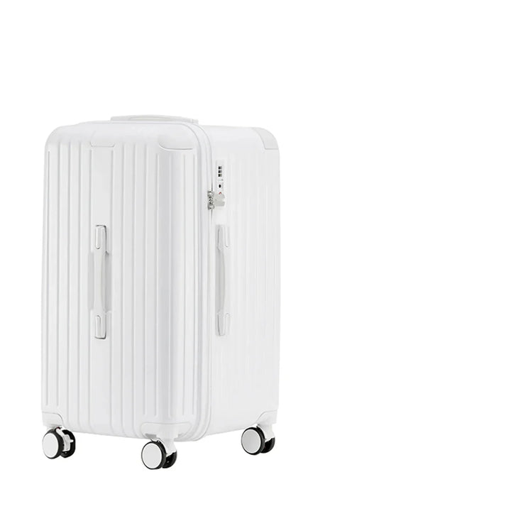 Säker hårdresväska med integrerat TSA-lås och RFID-skydd. Slitstark för trygga resor.