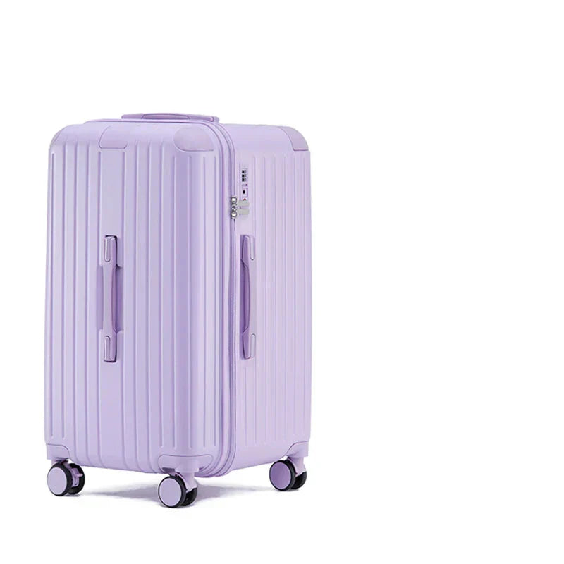 Modern slitstark hårdresväska. Kabinväska med tysta hjul, TSA-lås och USB-laddningsport.