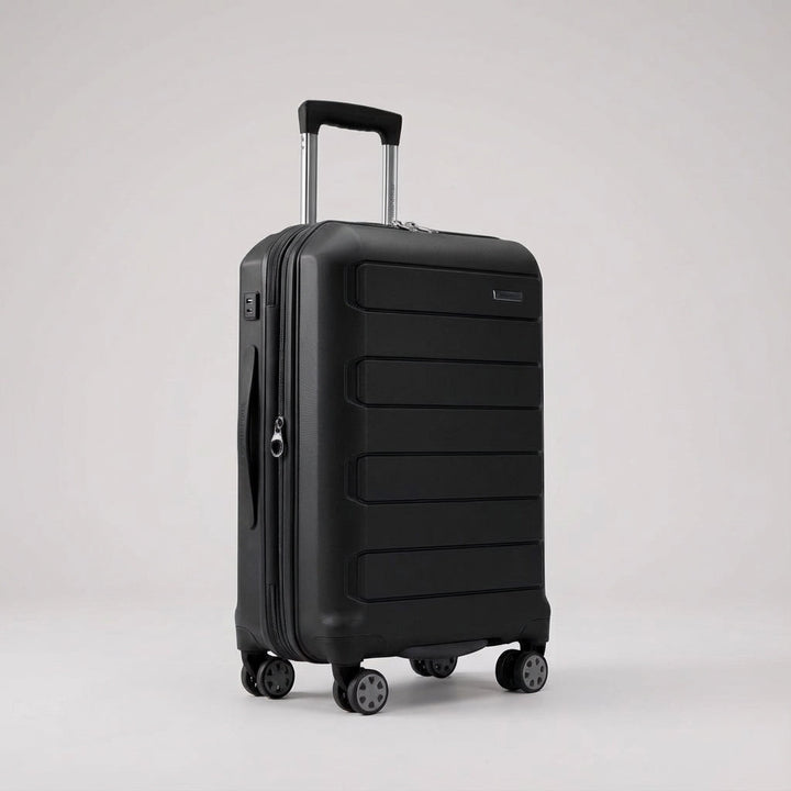 Hållbar expanderbar hårdskalig resväska med spinnerhjul. Robust och smidigt bagage för enkel packning & transport.