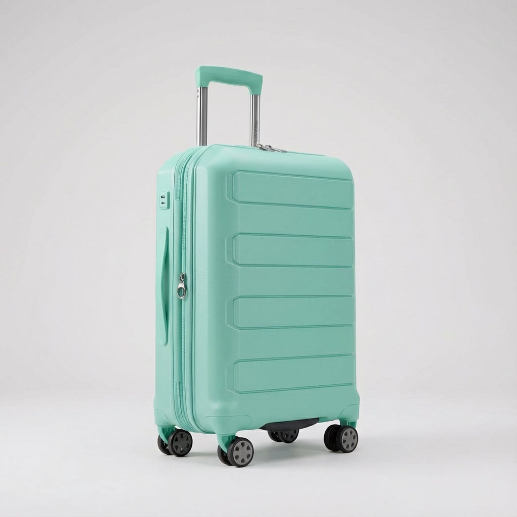 Expanderbar hårdskalig resväska med 360° spinnerhjul. Robust konstruktion för säker & smidig transport av bagage.
