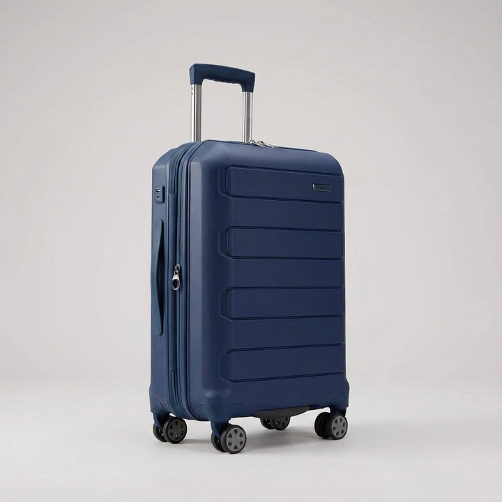 Robust hårdskalig resväska, skyddar ditt bagage. Expanderbar design & spinnerhjul för hållbar, smidig resa.