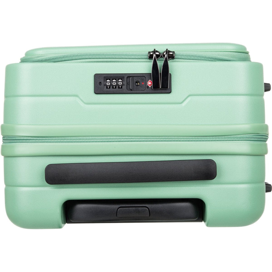 Resväskset med premium hårdskal, rymligt laptopfack och lättrullande 360° hjul.