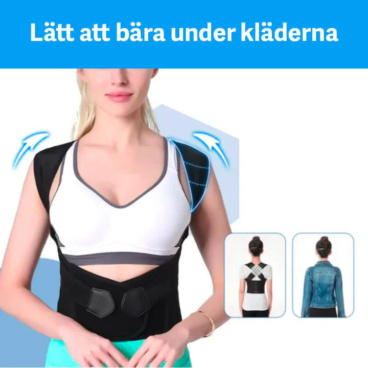 Bekväm hållningskorrigerare för både dam och herr