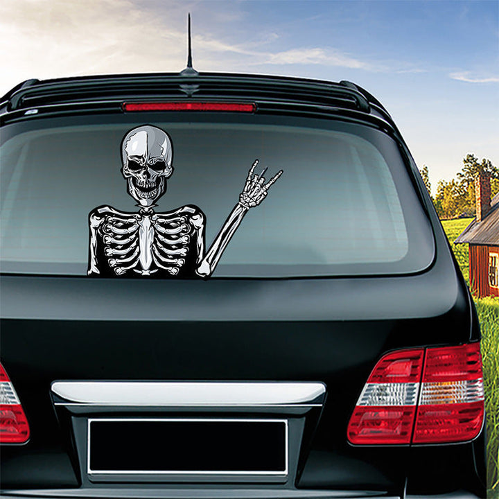 Halloween TorkarTag för bil, läskig design. Perfekt till Halloween, enkel installation och återanvändbar.
