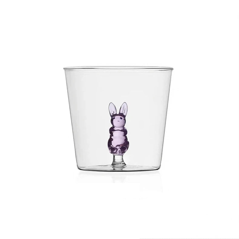 Mångsidig 3D-glasmugg med handgjorda djur- & växtmotiv. Ett unikt dryckesglas för alla tillfällen.