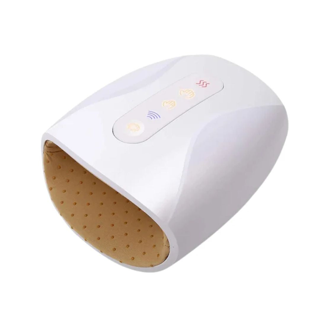 Handmassageapparat för effektiv smärtlindring och avslappning. Trådlös med värme.