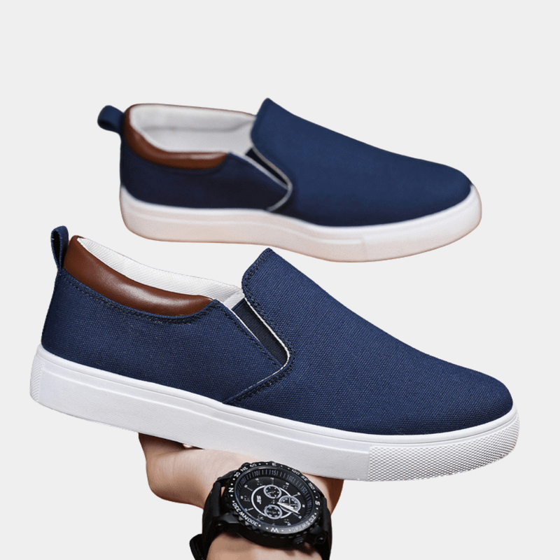 Nya herr slipons, bekväma vardagssneakers i mode för alla årstider.