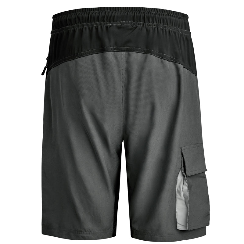 "Herr cykelshorts i lätt lycra med dragsko, elastisk midja, svettabsorberande, idealisk för sommarträning och cykling."