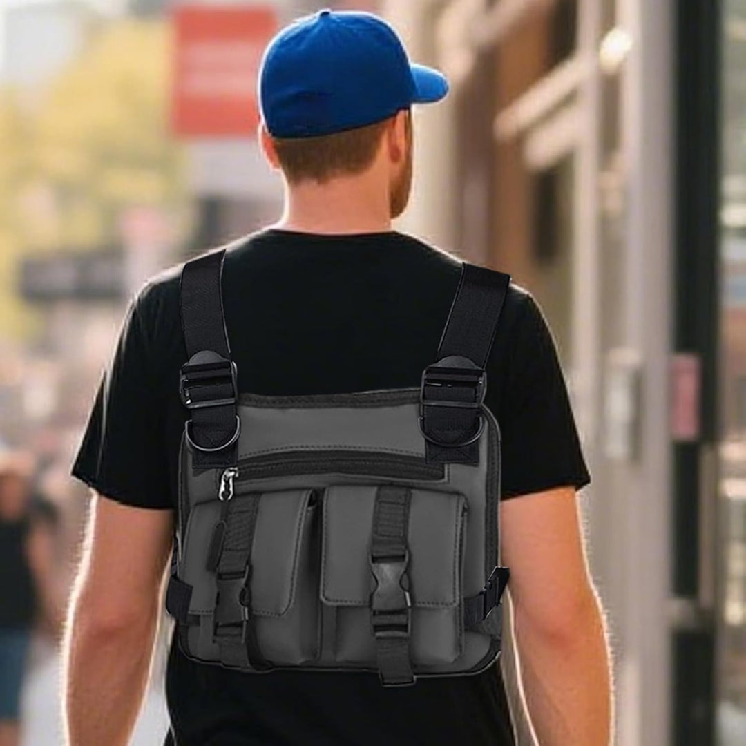 Funktionell Dravon löparväst för herr, med andningsbart material för optimal prestation.