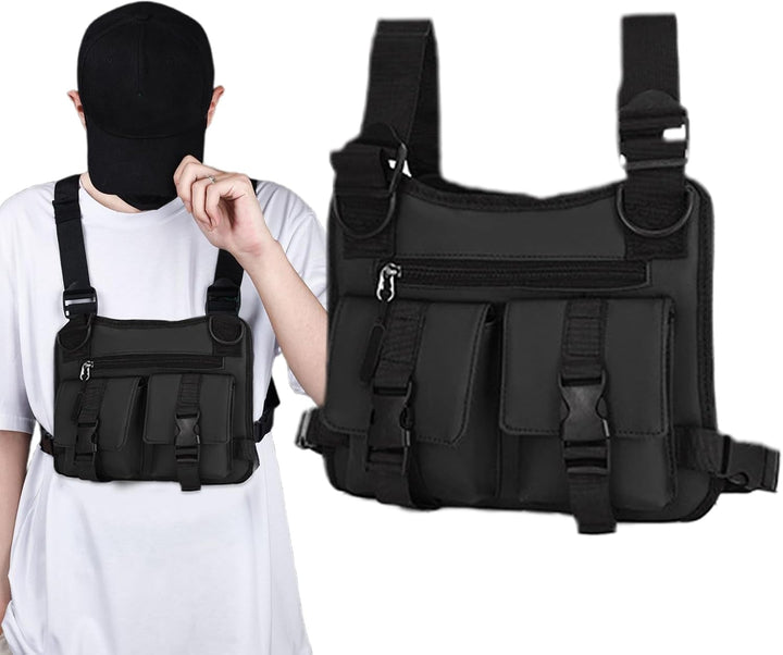 Dravon herr fritidsväst, mångsidig för både sport och streetwear, med smarta detaljer.
