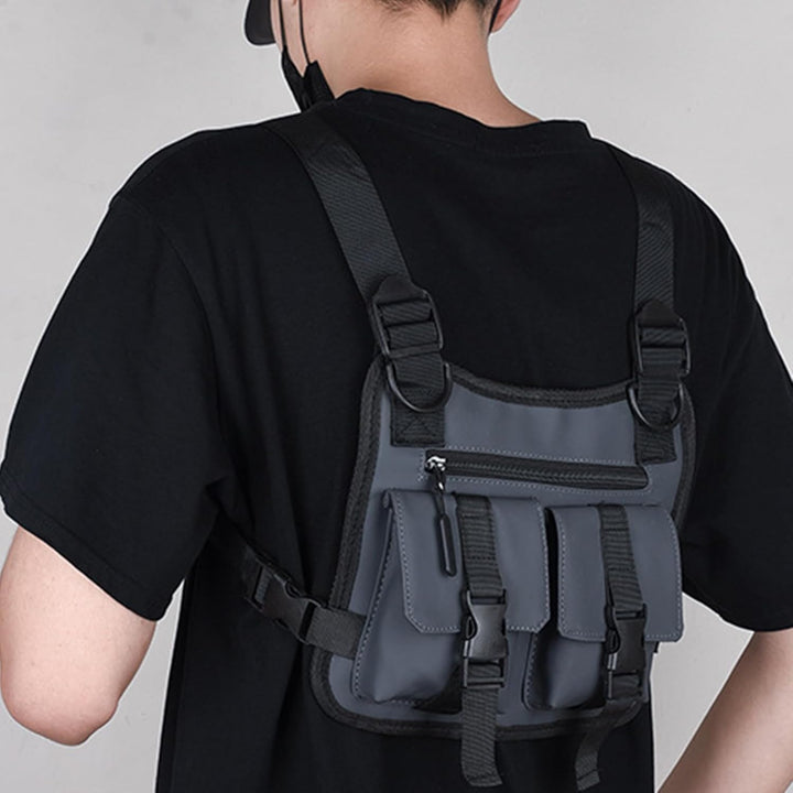 Dravon sportig herr fritidsväst, mångsidig för löpning, gym och urban outfit.