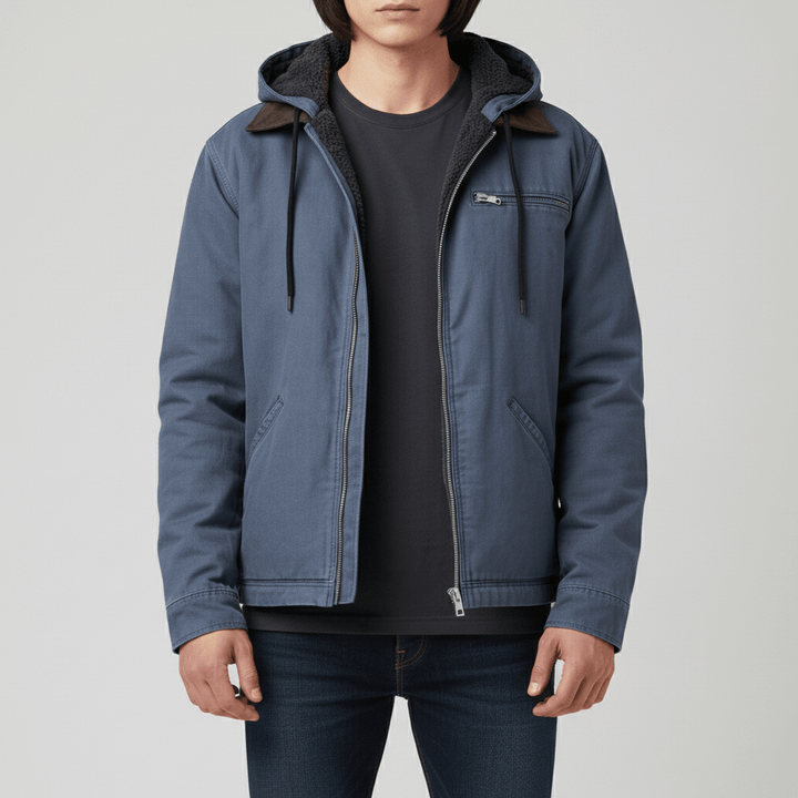 Casual herrjacka 'Luke', en mångsidig hoodie som ytterplagg för sport och avkoppling.