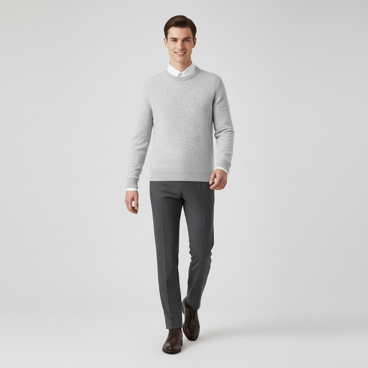 Herrtröja "Charles" i rundhalsad design. Mjuk och elegant för den moderna mannens vardag.