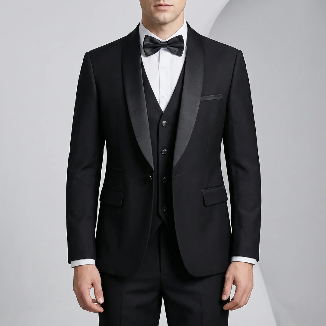 Stilfull herr kostym för bröllop, gala och affärsmöten. Slim-fit och elegant design.