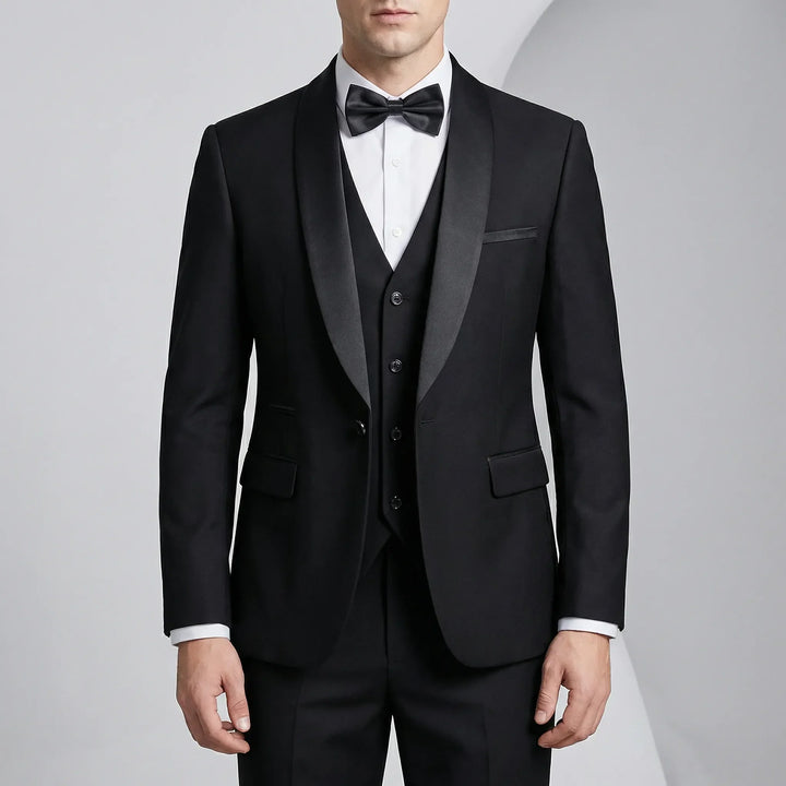Stilfull herr kostym för bröllop, gala och affärsmöten. Slim-fit och elegant design.