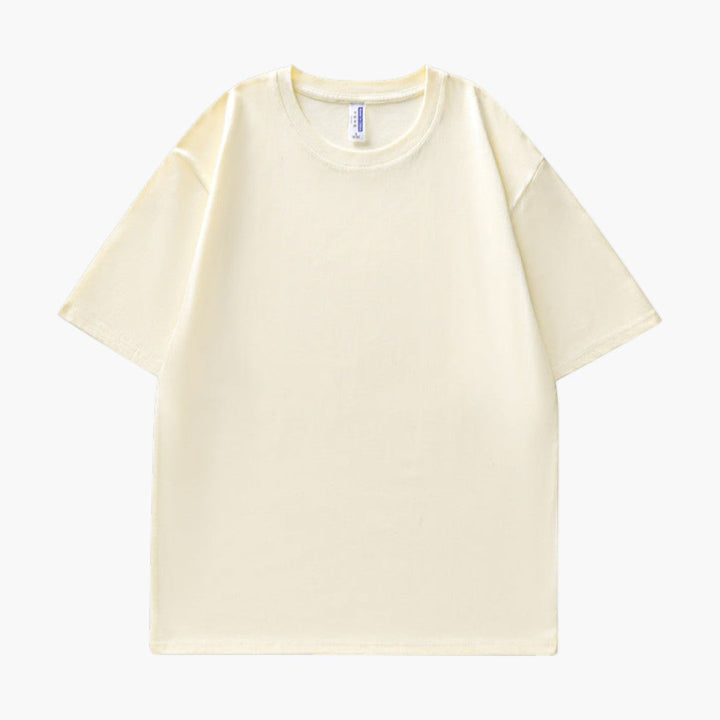 Enfärgade herr t-shirt, rund hals, korta ärmar. Klassiskt snitt för män, perfekt sommar- och vardagsplagg.
