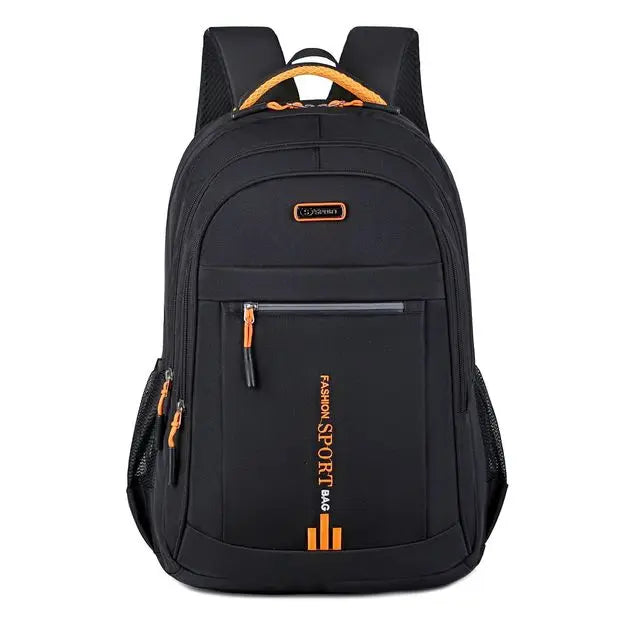 Pendlingsryggsäck med laptopfack, vattentät för regniga dagar.